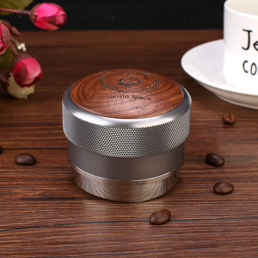 58.4mm Wooden Adjustable Espresso Distributor Tool