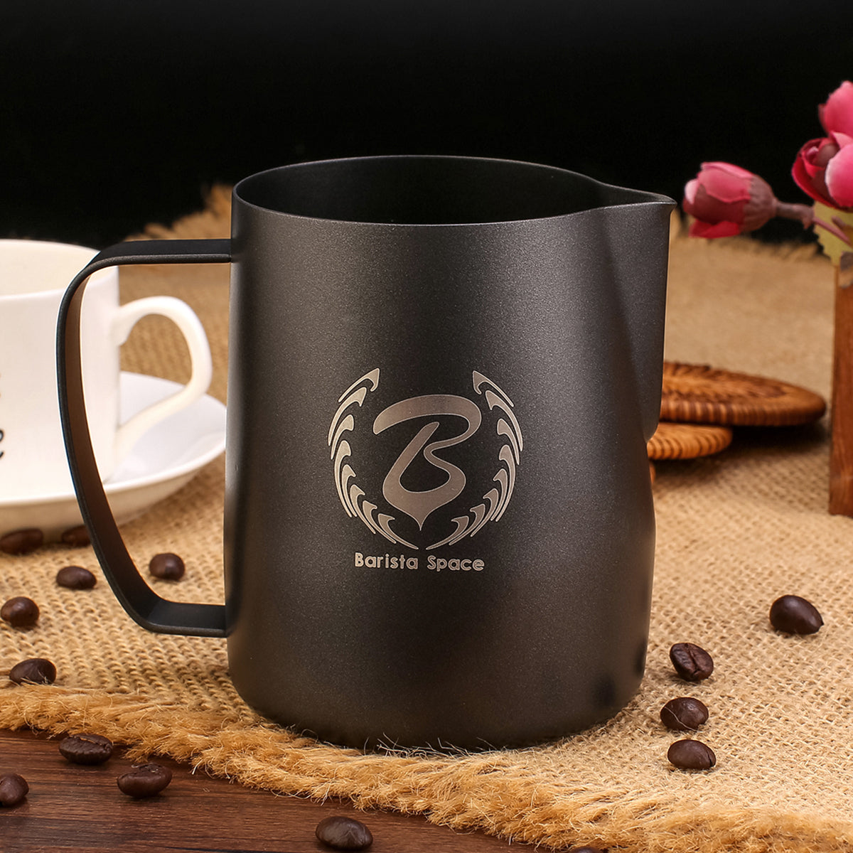 Stainless Steel Coffee Pitcher Cup With Scale Latte Art Cup - Temu