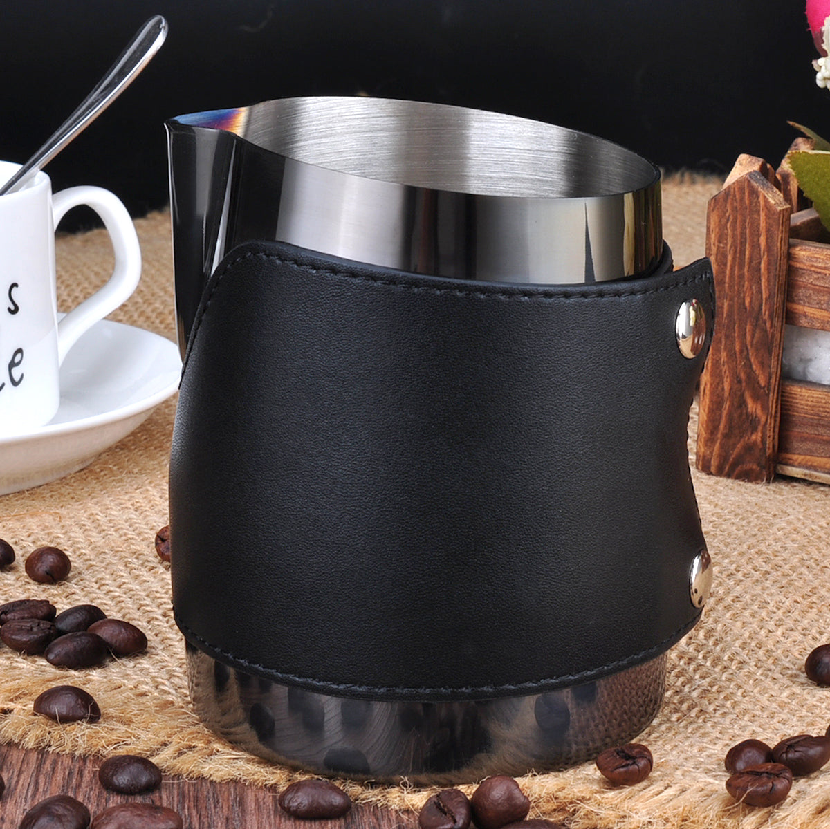 Customize Milk Frother Pitcher Jug – BaristaSpace Espresso Coffee